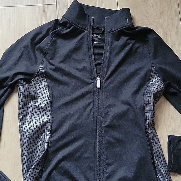 Adidas Women's Black and Grey Jacket XS - Picture 2 of 10